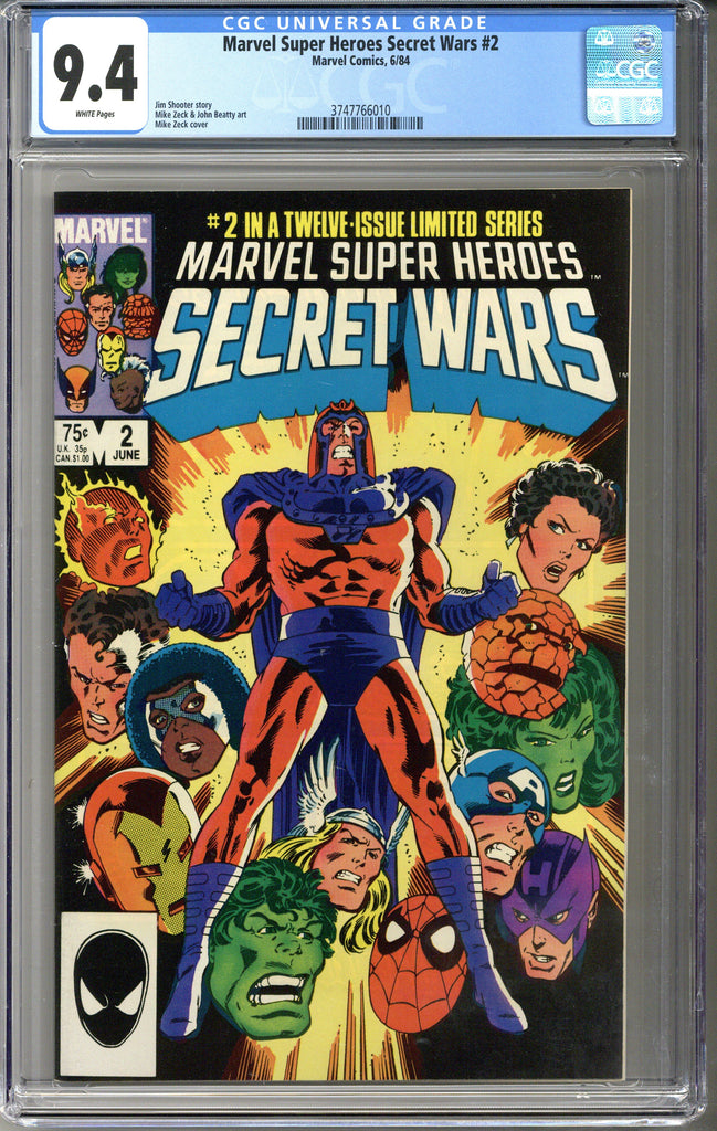 Marvel Super Heroes Secret Wars #2 CGC 9.4