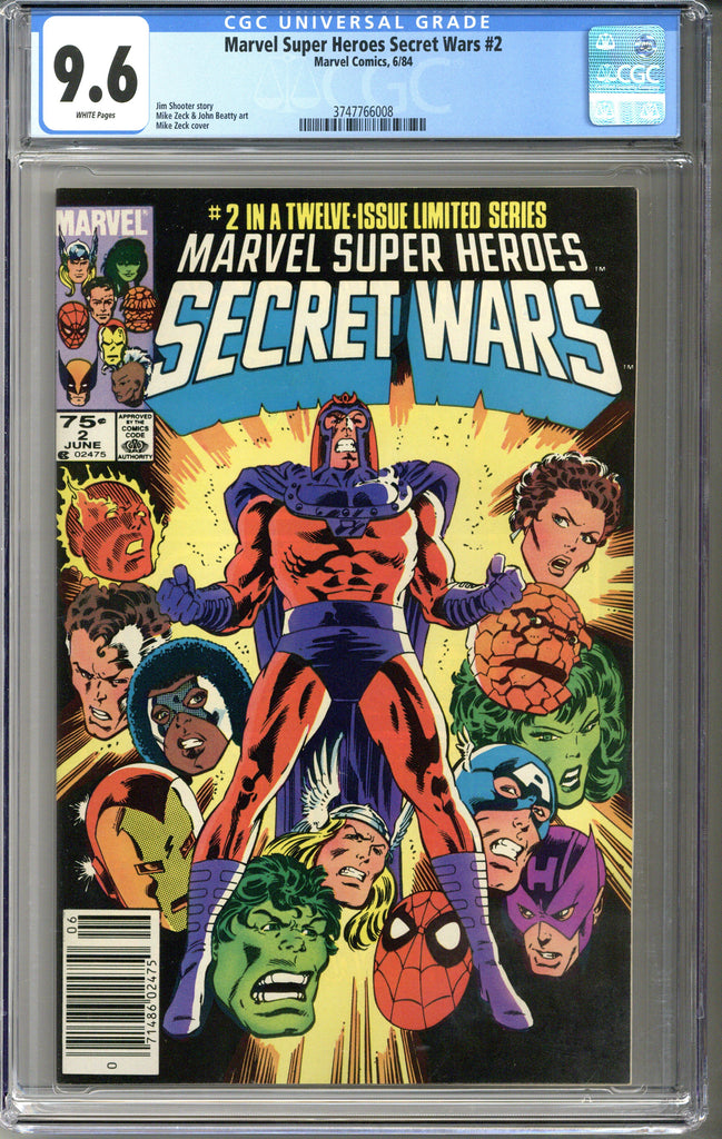 Marvel Super Heroes Secret Wars #2 CGC 9.6