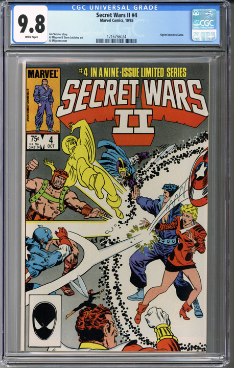 Secret Wars II #4 CGC 9.8