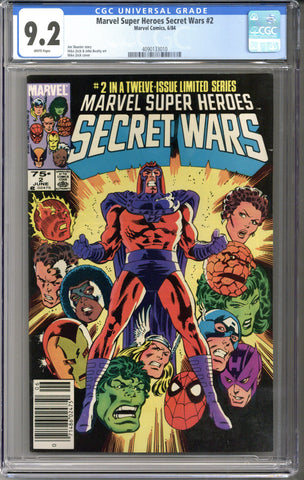 Marvel Super Heroes Secret Wars #2 CGC 9.2