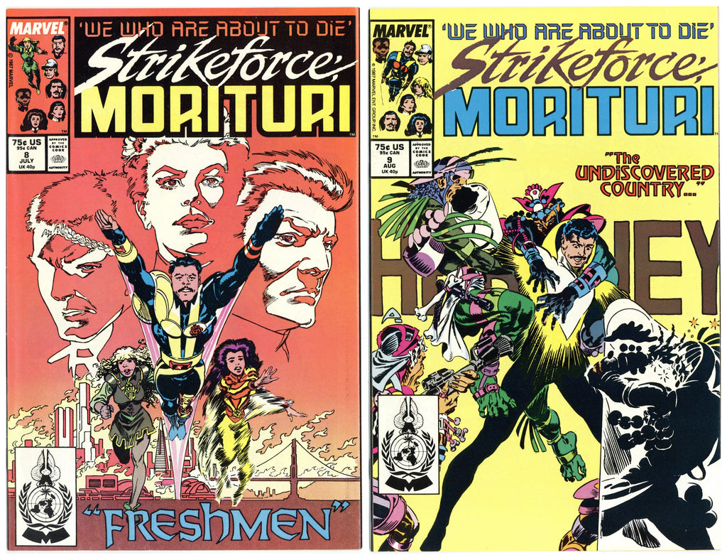 Strikeforce Morituri #8, 9, 10, 12 and 29 (5 books total) NM