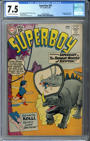 Superboy #87 CGC 7.5