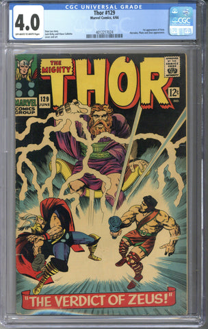 Thor #129 CGC 4.0