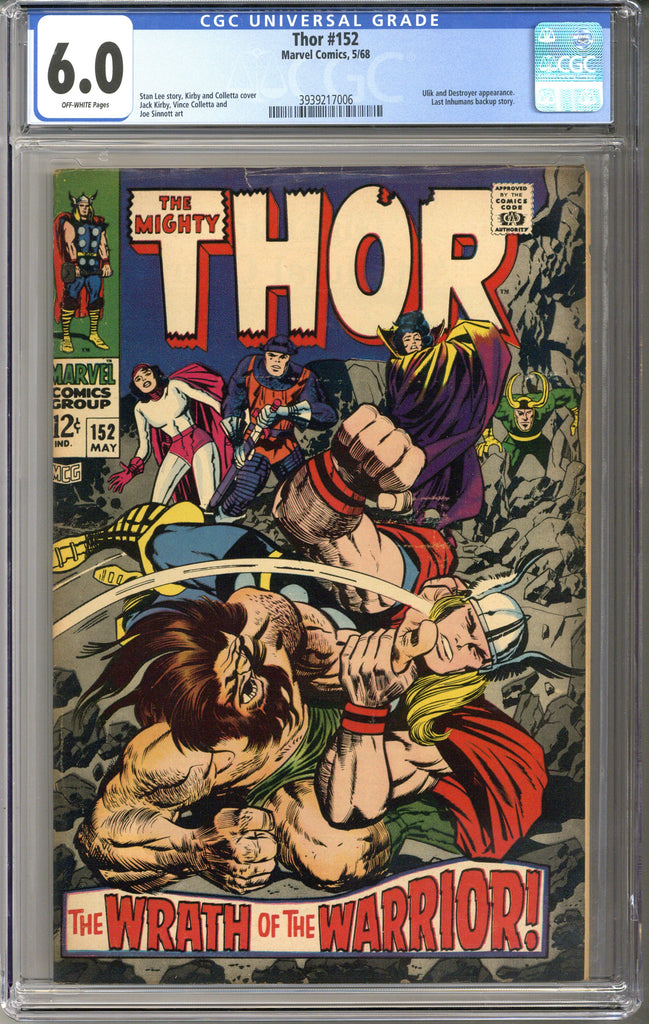 Thor #152 CGC 6.0