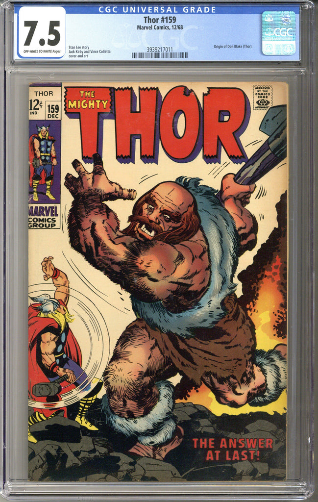 Thor #159 CGC 7.5