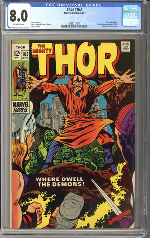 Thor #163 CGC 8.0