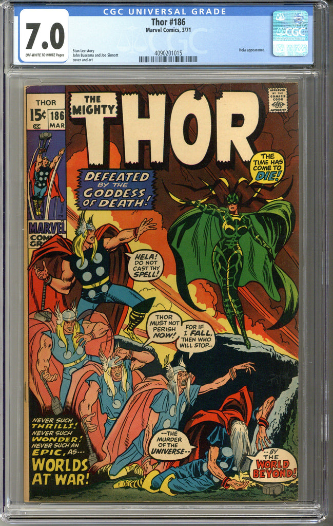 Thor #186 CGC 7.0