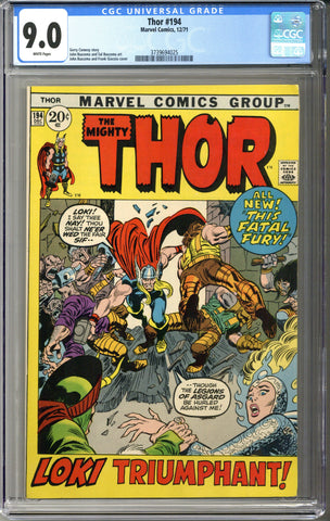 Thor #194 CGC 9.0