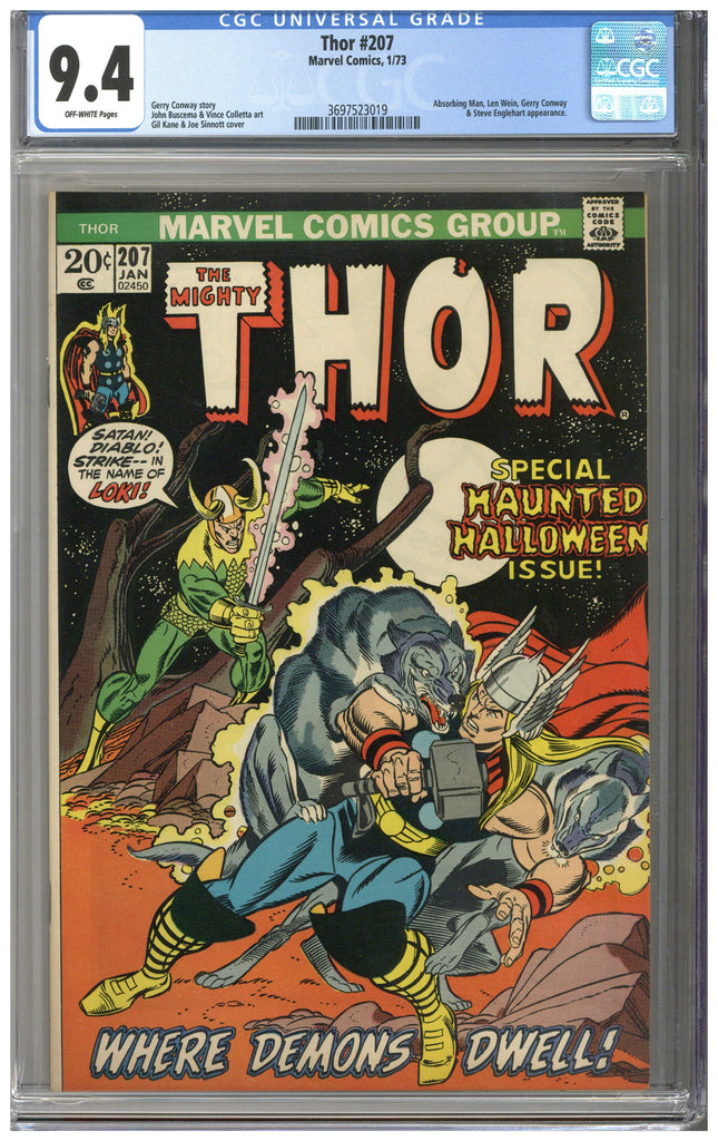 Thor #207 CGC 9.4