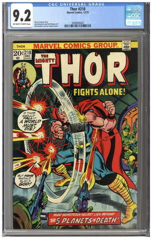 Thor #218 CGC 9.2