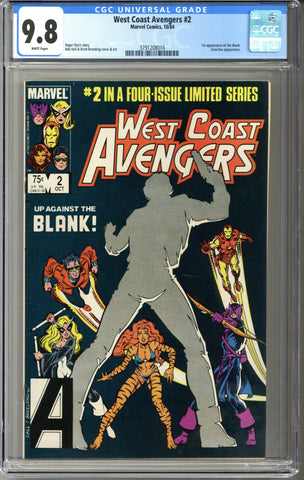 West Coast Avengers Limited Series #2 CGC 9.8