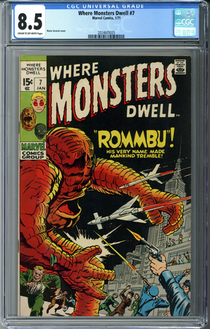 Where Monsters Dwell #7 CGC 8.5