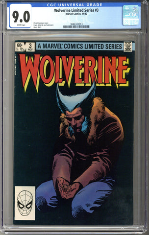 Wolverine Limited Series #3 CGC 9.0