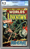 Worlds Unknown #4 CGC 9.2