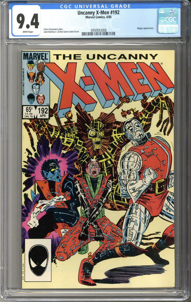 Uncanny X-Men #192 CGC 9.4