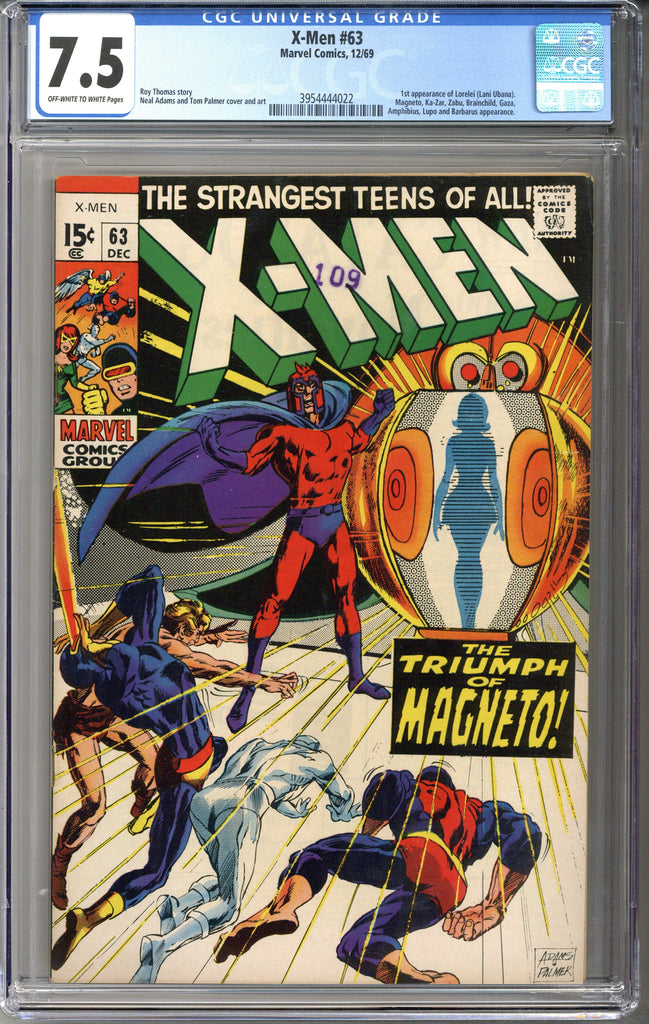 X-Men #63 CGC 7.5