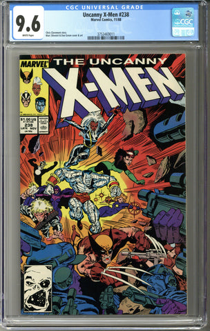Uncanny X-Men #238 CGC 9.6
