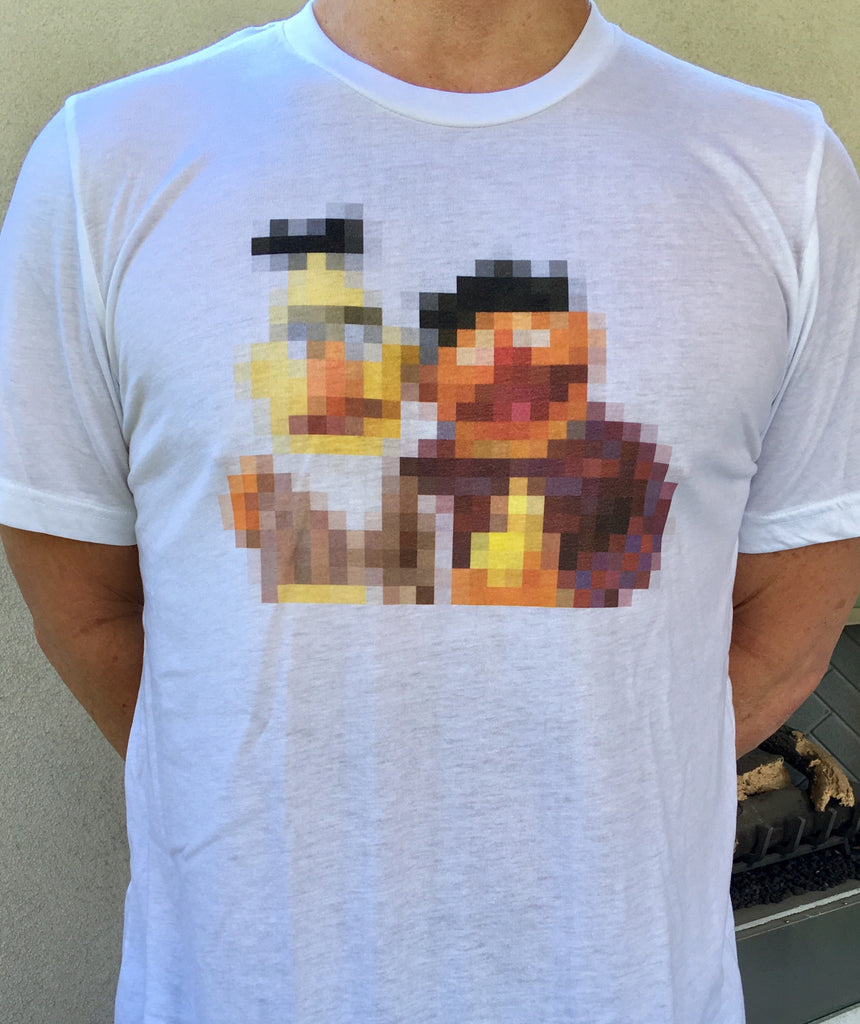 Pixelated Bert and Ernie T-Shirt